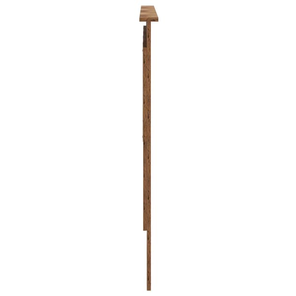 vidaXL Hodegavl med hodegjerde Gamle tre 180 cm Konstruert tre
