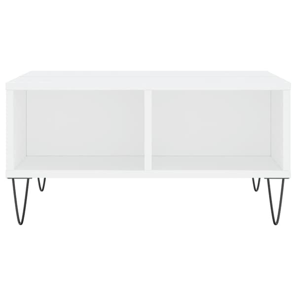 vidaXL Soffbord vit 60x60x30 cm konstruerat trä