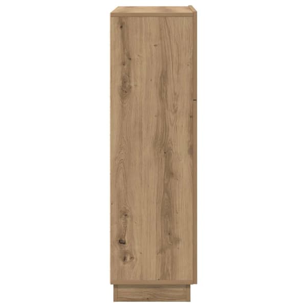 vidaXL Skrivebord Artisan Eik 71.5 x 31.5 x 106.5 cm Konstruert tre