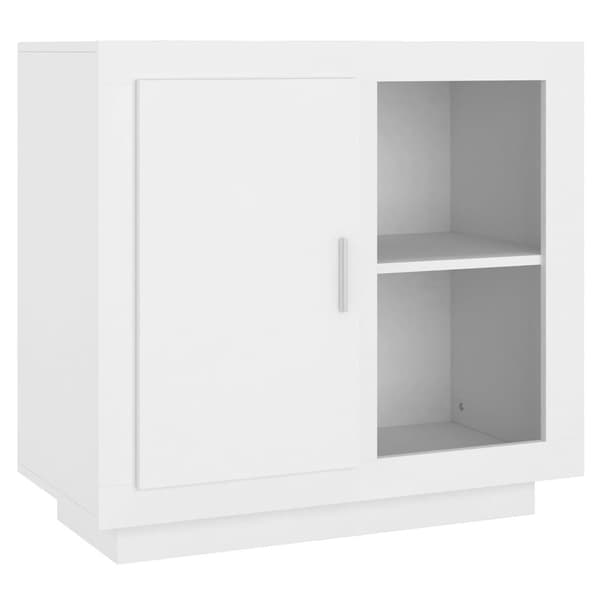 vidaXL Skänk vit 80x40x75 cm