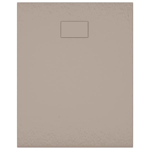 vidaXL Duschkar SMC brun 100x80 cm