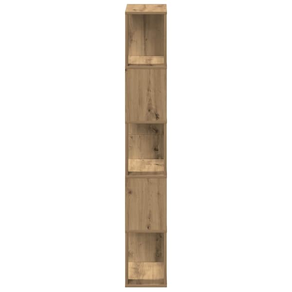 vidaXL Bokhylle artisan eik 45x24x159 cm konstruert tre