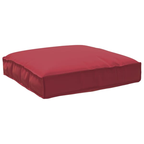 vidaXL Pallkuddset 2 pcs Vinröd Oxford Tyg