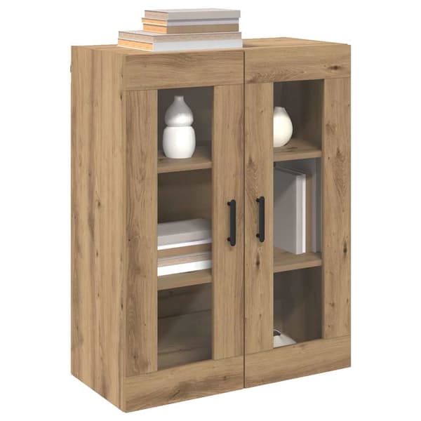 vidaXL Serviesskap Artisan Eik 69,5 x 34 x 90 cm Konstruert tre
