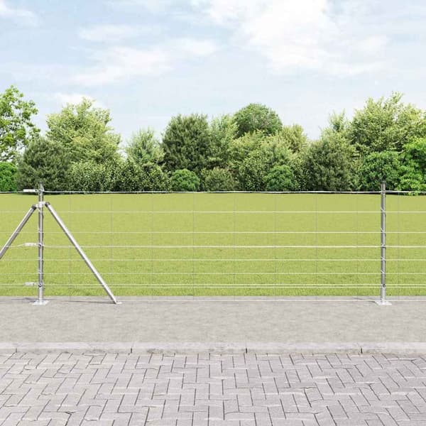 vidaXL Gjerdepåle Galvanisert 50 x 0,8 m Stål