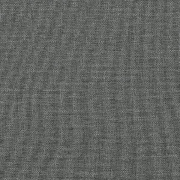 vidaXL 2-sits soffa med prydnadskuddar mörkgrå 140 cm tyg