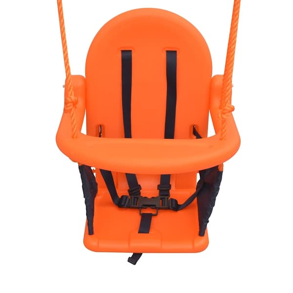 vidaXL Barngunga set med säkerhetsbälte orange
