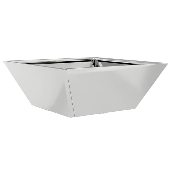 vidaXL Trädgårdsplanterare 5 pcs Silver 40 x 40 x 15 cm