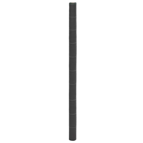 vidaXL Kontrollmatte for ugress svart 2x100 m PP
