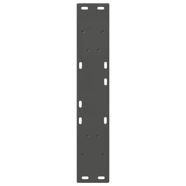 vidaXL Soffbordsben V-formade 2 st antracit 60x(72-73) cm stål