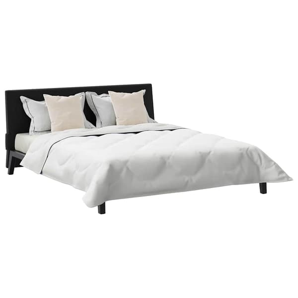 vidaXL Vinter Täcke med kudde 3 pcs Vit Mikrofiber