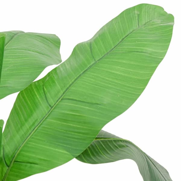 vidaXL Konstväxt bananträd 9 blad 120 cm grön
