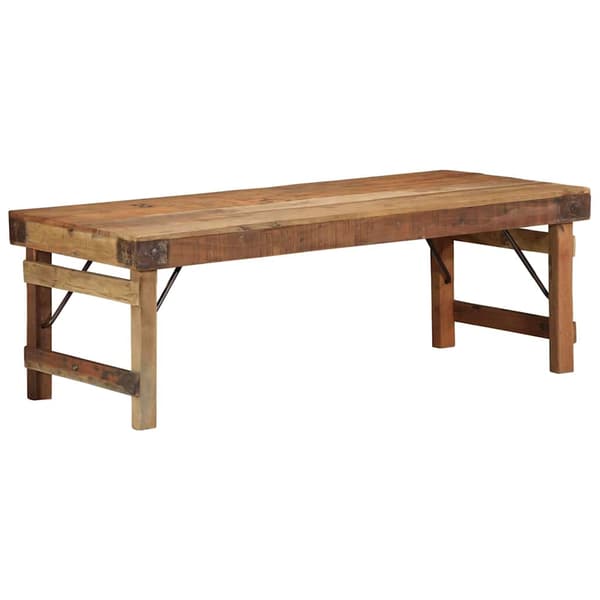 vidaXL Kaffeebord Brun 110 x 55 x 40 cm Solid återvunnen trä