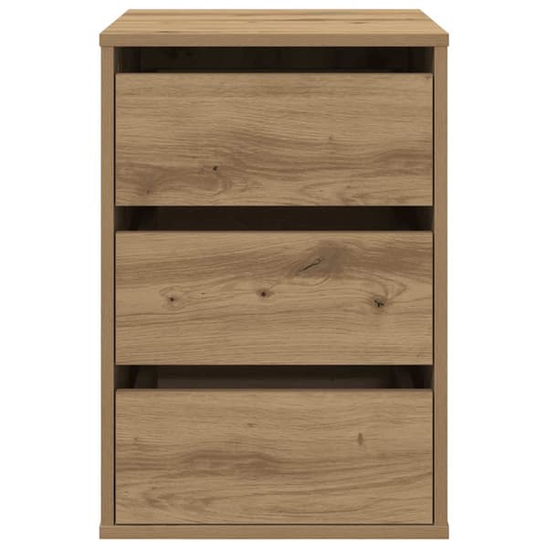 vidaXL Kommode artisan eik 40x41x58 cm konstruert tre