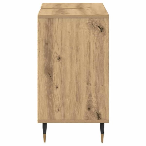 vidaXL Baderomsskap med dør Artisan Eik 80 x 33 x 60 cm Konstruert tre