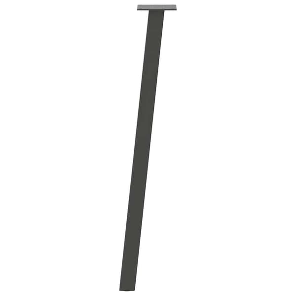 vidaXL Soffbordsben 4 st antracit 72 cm stål
