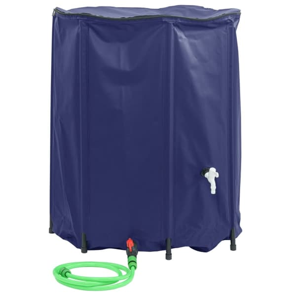 vidaXL Vanntank med kran sammenleggbar 1250 L PVC