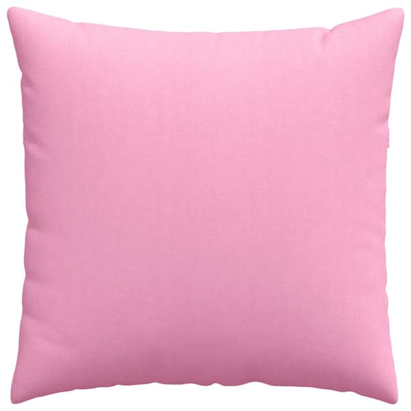 vidaXL Soffkuddar 2 st Rosa 60 x 60 cm tyg
