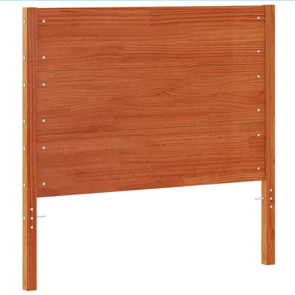 vidaXL Hodegavl voksbrun 100 cm heltre furu