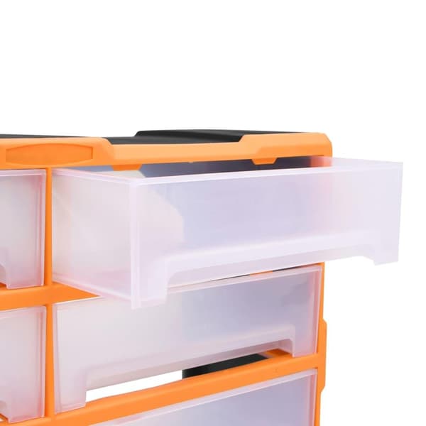 vidaXL Sortimentskap med 8 store skuffer 52x16x37 cm