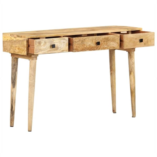 vidaXL Konsollbord 115x35x76 cm heltre mango