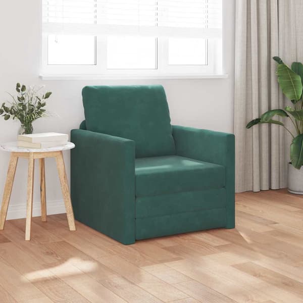 vidaXL Soffsäng 60cm Mörkgrön Sammet