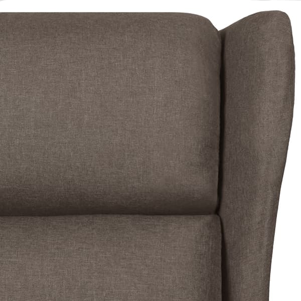 vidaXL Reclinerfåtölj brun tyg