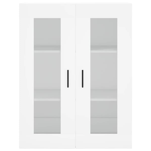 vidaXL Highboard hvit 69,5x34x180 cm konstruert tre