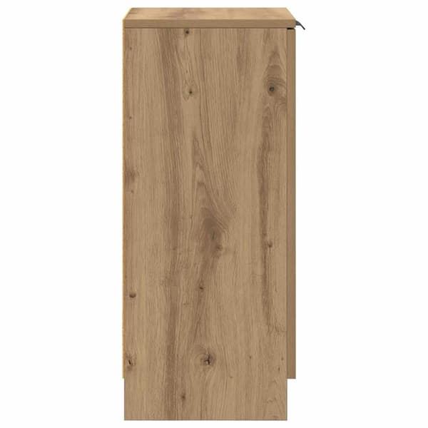 vidaXL Serviesskap Artisan Eik 30 x 30 x 70 cm Konstruert tre