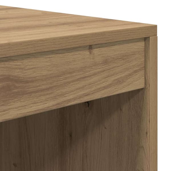 vidaXL Skrivebord Artisan Eik 80 x 50 x 76 cm