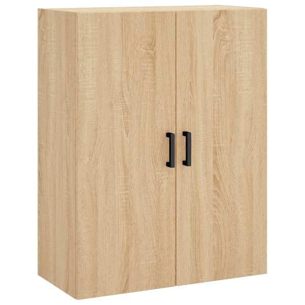 vidaXL Highboard sonoma eik 69,5x34x180 cm konstruert tre