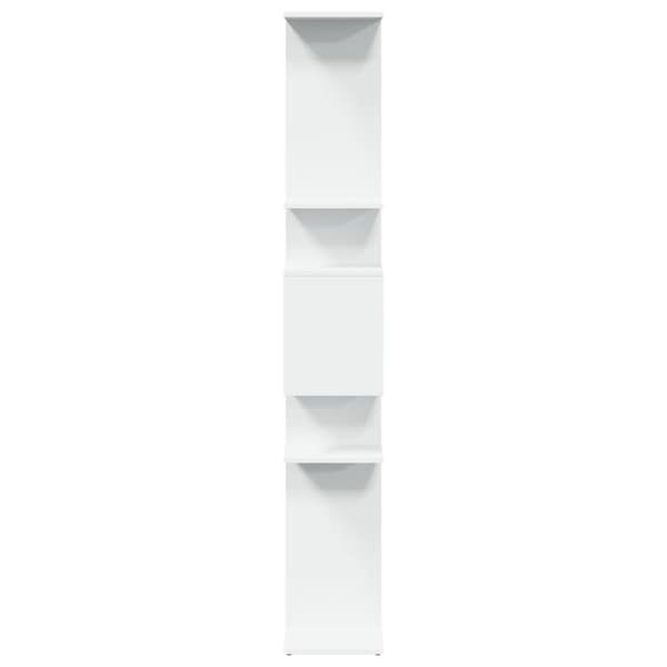 vidaXL Bokhylle hvit 92x29x188 cm konstruert tre