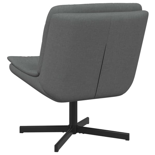 vidaXL Skrivstol Mörkgrå 63 x 75 x 76 cm tyg