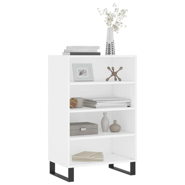 vidaXL Highboard hvit 57x35x90 cm konstruert tre