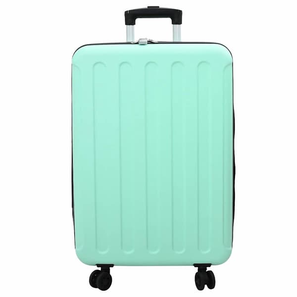 vidaXL Resväska med lås Mintgrön 43 x 27 x 66 cm ABS Plast