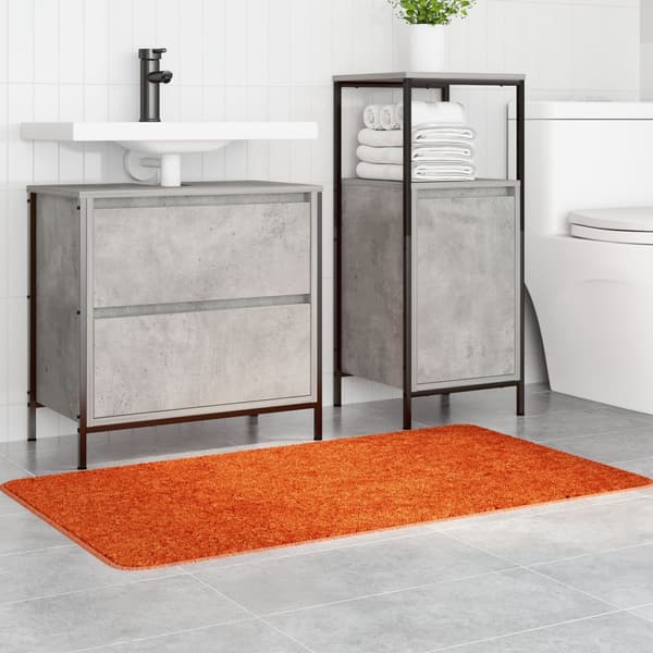 vidaXL Badmatta Orange 70 x 120 cm Polypropylen