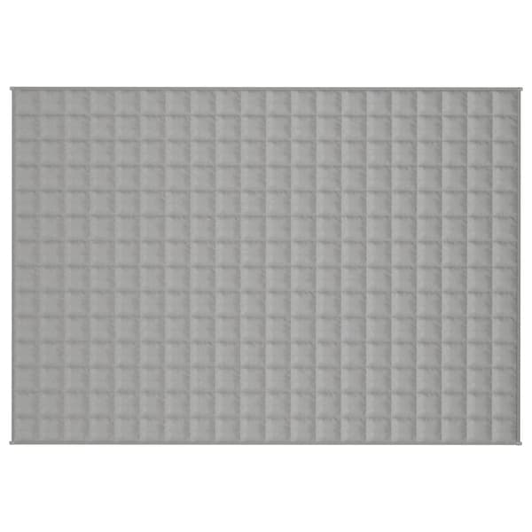 vidaXL Vektdyne grå 137x200 cm 6 kg stoff
