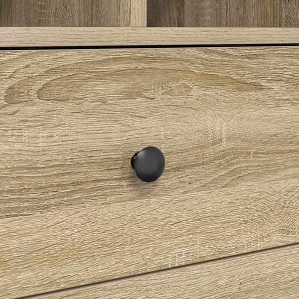 vidaXL Skrivbord med låda 2 pcs Sonoma-ek