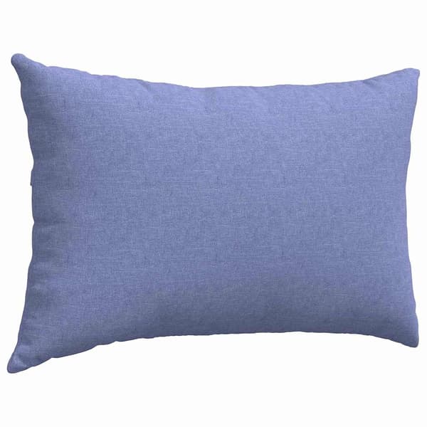 vidaXL Soffkuddar 2 st Blå 60 x 40 cm tyg
