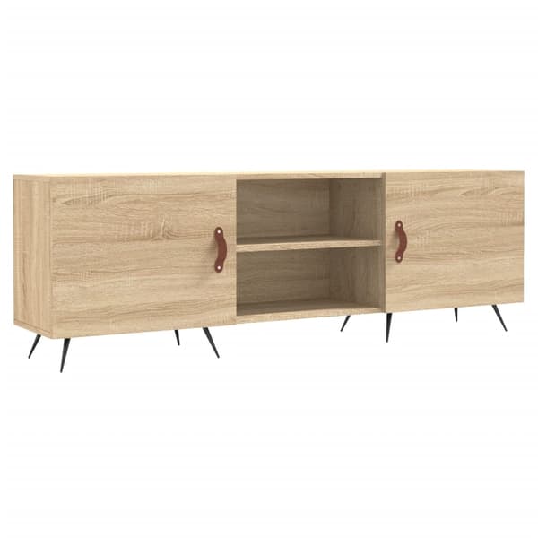vidaXL TV-benk sonoma eik 150x30x50 cm konstruert tre