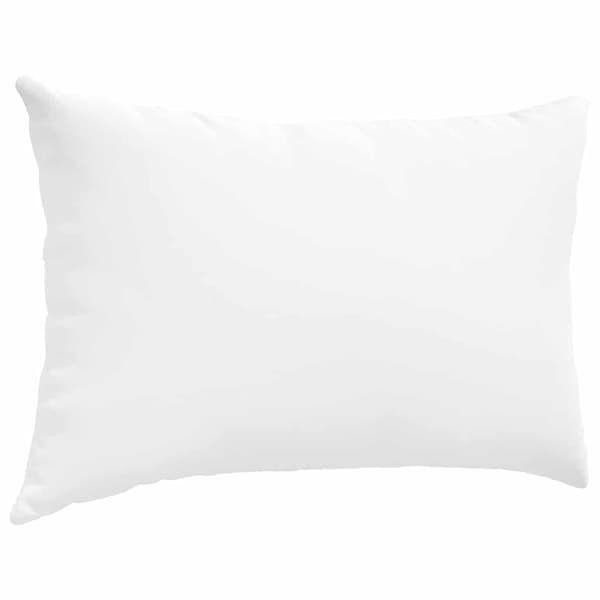 vidaXL Soffkuddar 2 st Vit 60 x 40 cm tyg