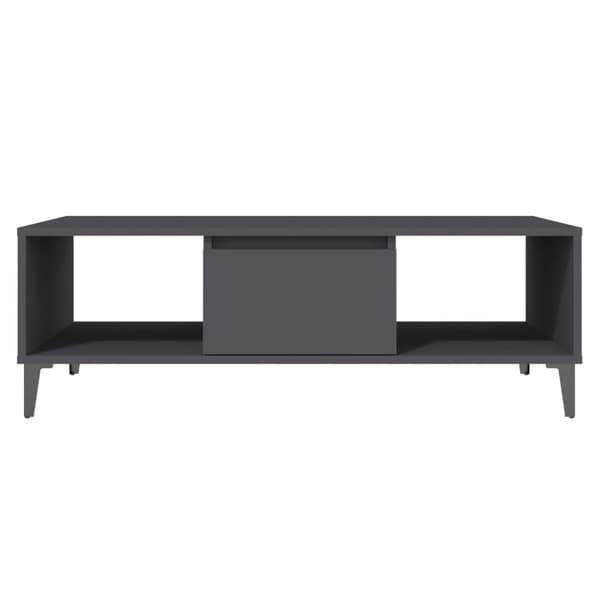 vidaXL Soffbord grå 103,5x60x35 cm konstruerat trä
