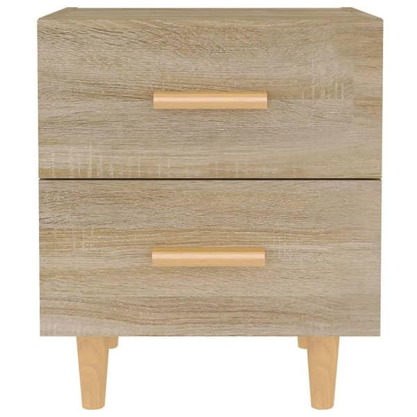 vidaXL Nattbord 2 stk sonoma eik 40x35x47,5 cm