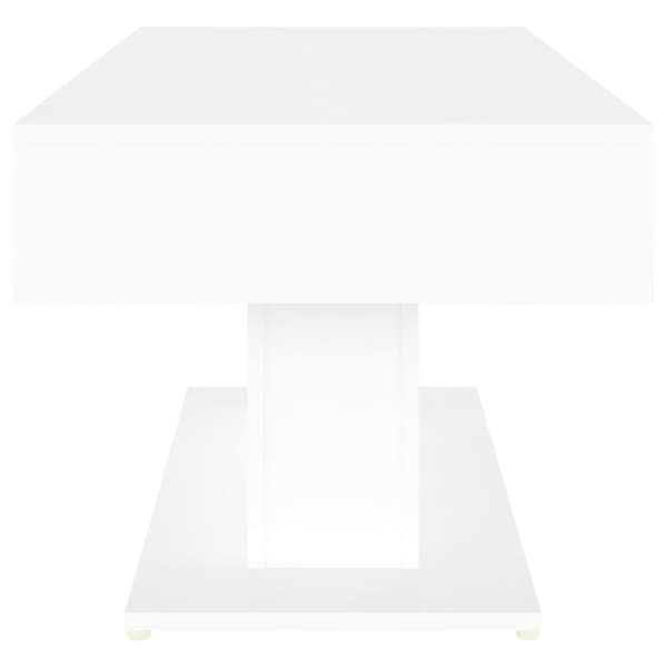 vidaXL Soffbord vit 96x50x45 cm spånskiva