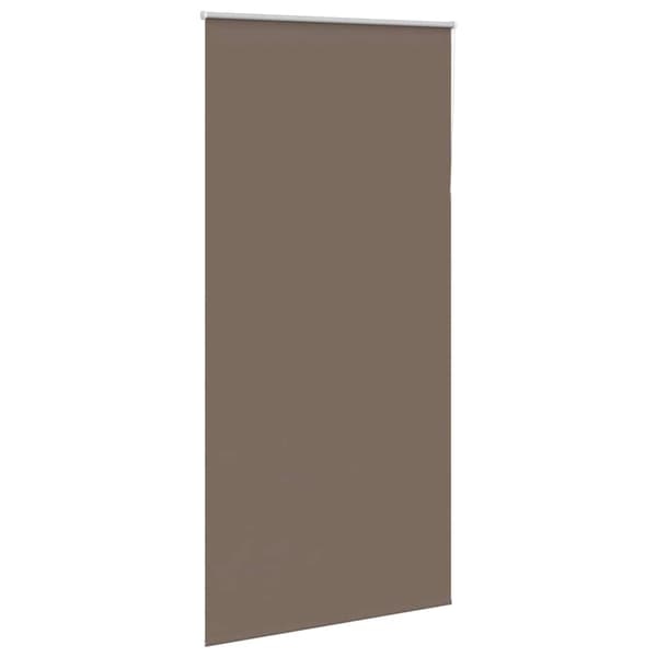 vidaXL Mörkläggningsgardin kaffe 90x210 cm tyg bredd 85,7 cm polyester