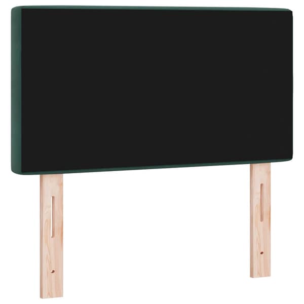 vidaXL Huvudgavel Mörkgrön 80 cm Sammet