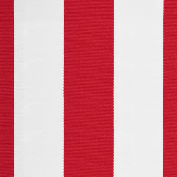 vidaXL Erstatningsduk for markise rød og hvit 450x300 cm polyester