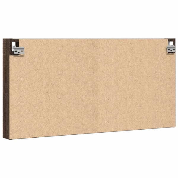 vidaXL Hyller brun eik 100x8,5x50 cm konstruert tre