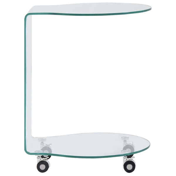 vidaXL Soffbord 45x40x58 cm härdat glas