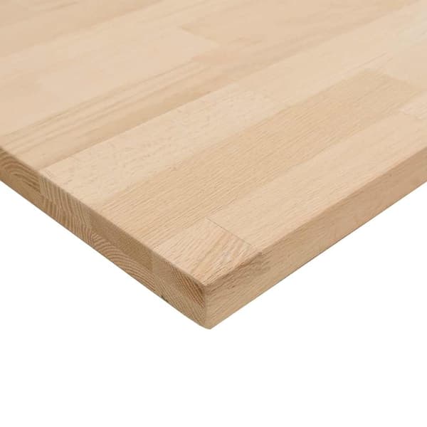 vidaXL Kjøkken benkeplate rektangulær 100x63,5x4 cm heltre eik